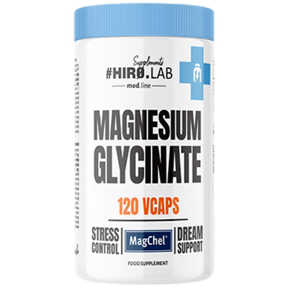Herolab Magnesium Glycinate 120caps, 120mg per cap